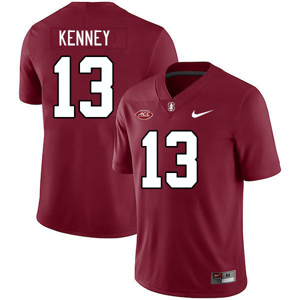 Men #13 Emmet Kenney Stanford Cardinal 2024 ACC Conference College Football Jerseys Stitched-Cardina